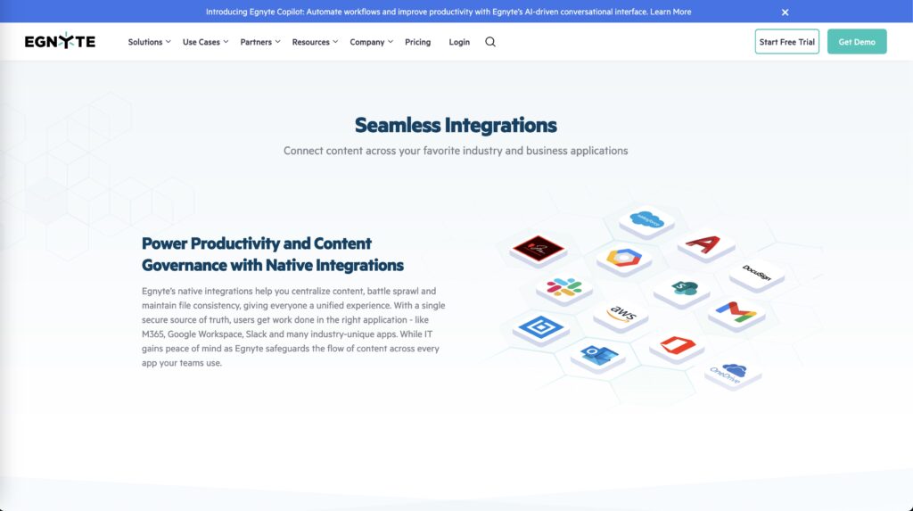 Egnyte Integrations with other Apps and Softwares