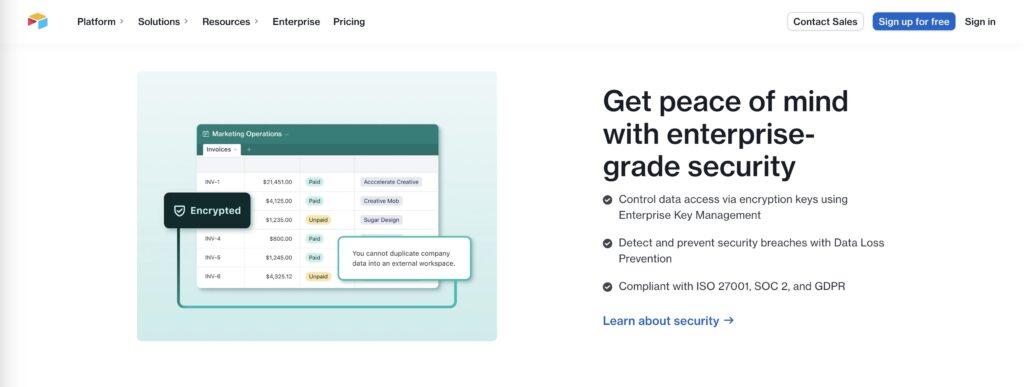Airtable security