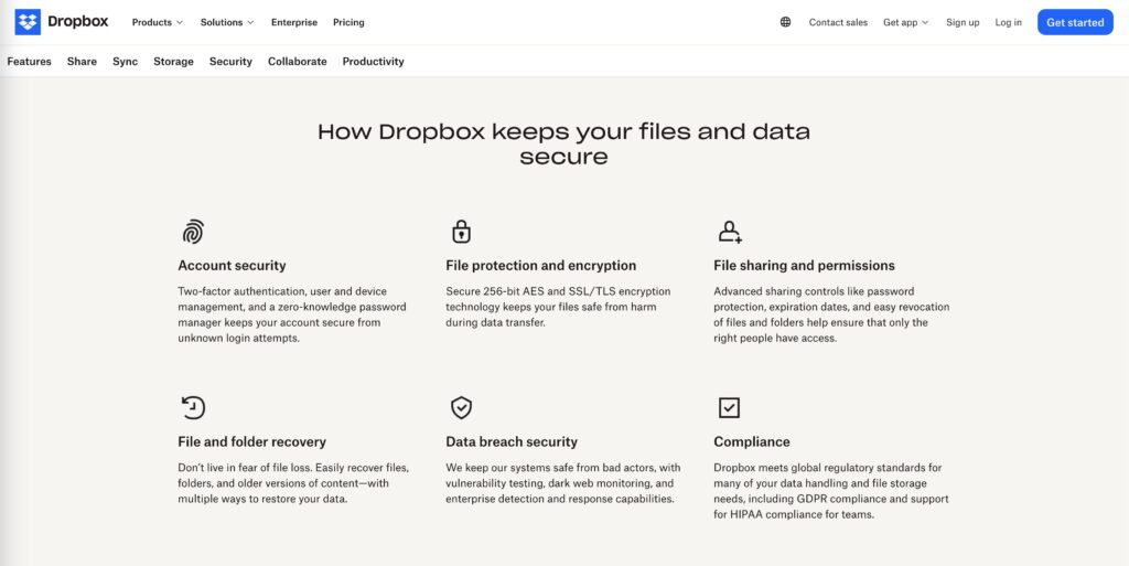 Dropbox Security