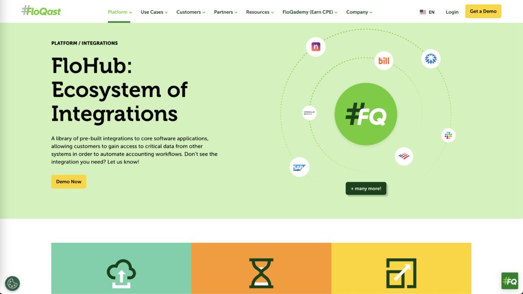 Floqast 3rd party integrations