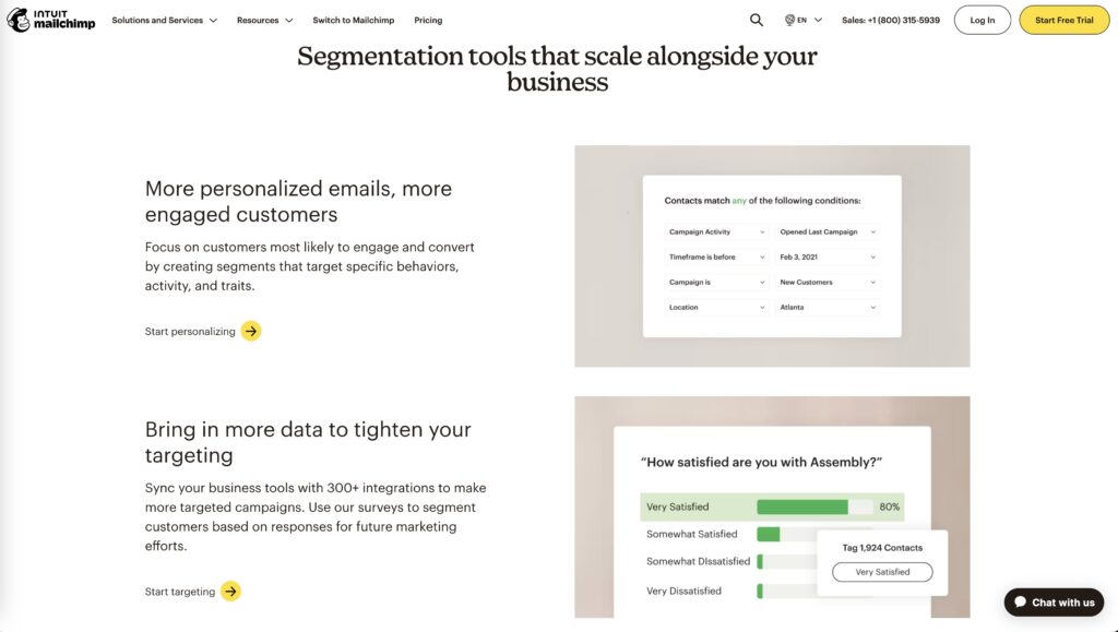 Mailchimp Segmentation