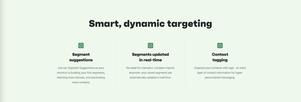 Omnisend’s dynamic segmentation