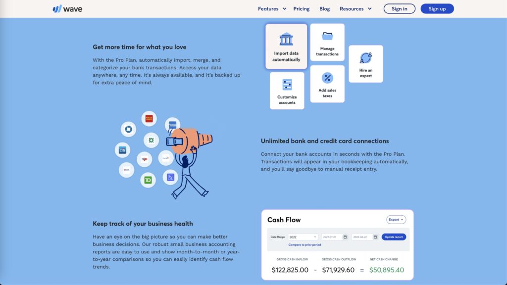 Wave's easy Expense Tracking and Accounting